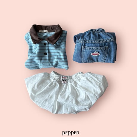 pepper/31. mumu collar T-shirt XS-XL