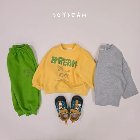 soybean/67. box rayerd T-shirt XS-XL