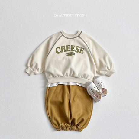 vividi/128. cheese stitch man-to-man JS-JM