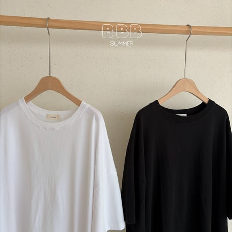 bellabambina/1. adult basic plain T-shirt ADULT