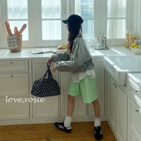 loverosie/38. lace tape bermuda pants L-XL