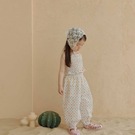 melikey/128. jelly flower holter neck  XS-XL