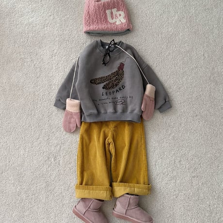 urbanrabbit/39. Leopard Banana Sweatshirt JS-JM