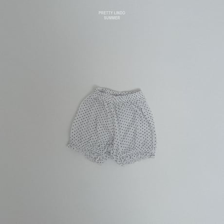 lindo/23. dot fril shorts  XS-XL