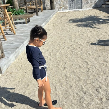 log101/7. log ribbon rashguard swimsuit S-XL