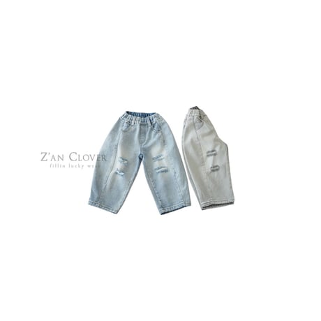 zanclover/21. D line damage denim pants 3-11