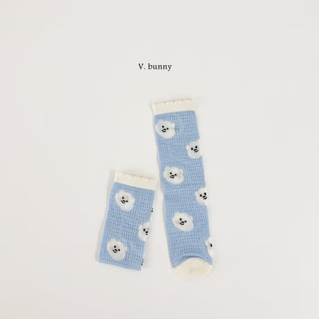 vbunny/29. cloud flower socks set FREE(32CM)