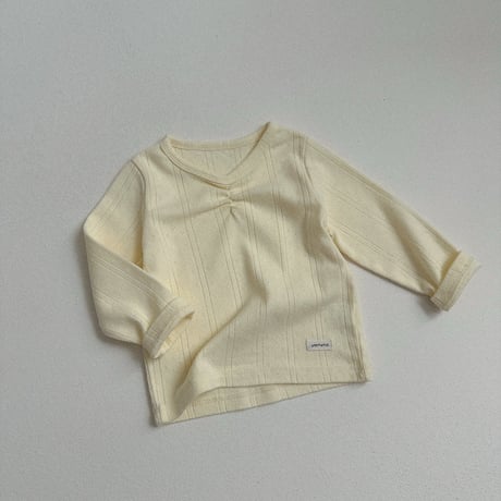 atomeme/1. Lily Shirring T S-XL