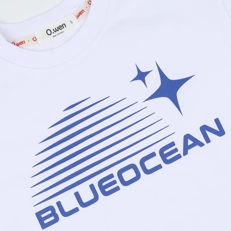 owen/75. blue ocean half t T-shirt ADULT