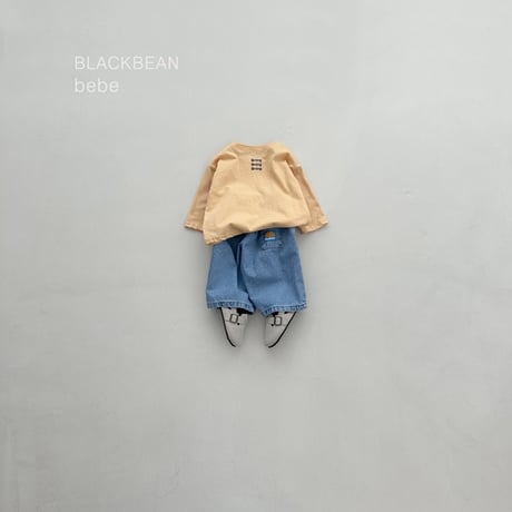blackbean/23. shine bebe T-shirt S-M