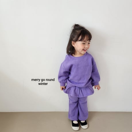 merrygoround/19. pposong bootscut set skirt XS-2XL