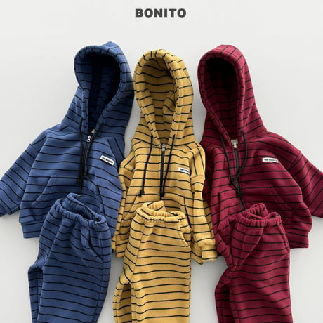 bonito/35. Woori st hood zipup set 12M-XL