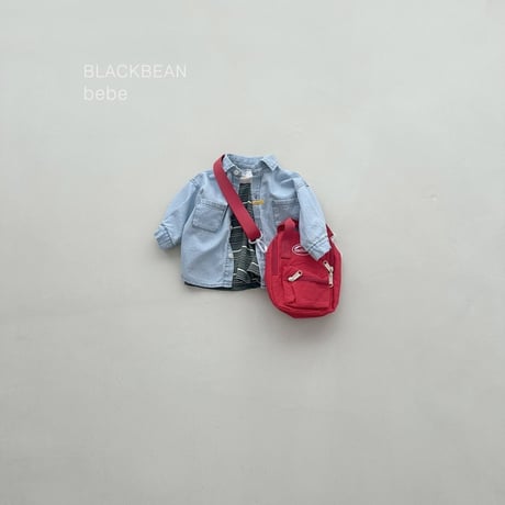 blackbean/18. matin bebe denim shirt S-M