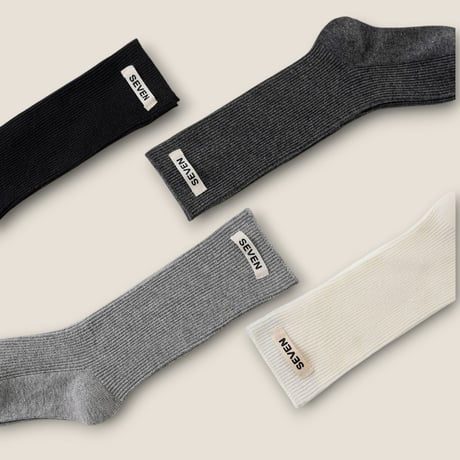 dudie/39. seven four knee socks S(120-150)-XL(210-230)