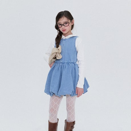 forkchips/77. baby denim one-piece JS-JXL
