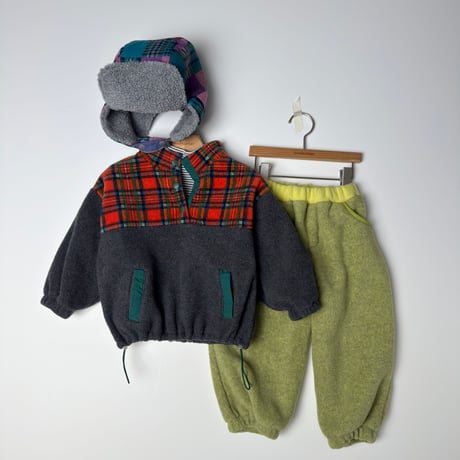 andbutter/3. Mixed Check Earflap Hat FREE