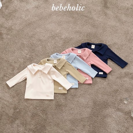bebeholic/34. collar T-shirt S(3-6M)-XL(18-24M)