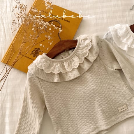 valubebe/82. ive lace fril T-shirt 6M-S