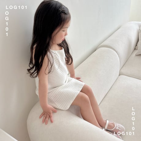 log101/90. lovely knit one-piece S-XL