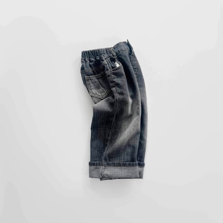 fromi/10. linen rollup denim pants JS-JL