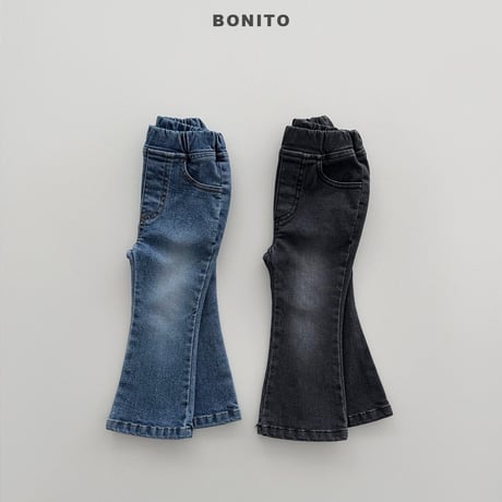 bonito/108. span denim pants boots cut 12M-XL