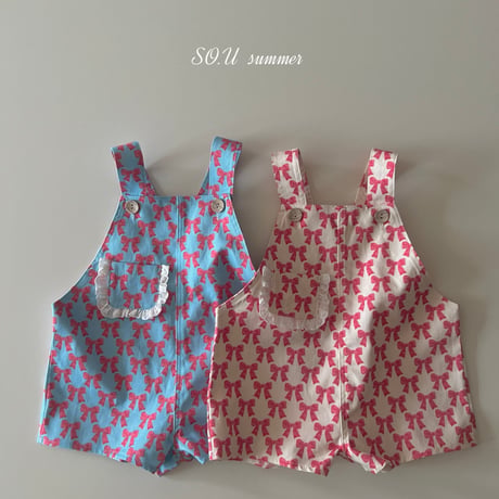 sou/2. ribbon overalls suit 12M-M