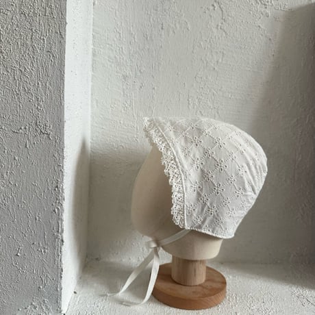 monbebe/35. bebe lace bonnet FREE(0-12M)
