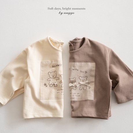 anggo/4. bear T-shirt XS-XL