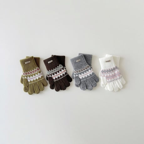 dudie/131. fair isle glove FREE