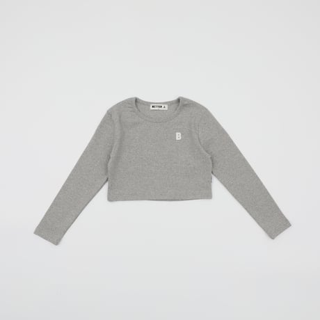 betterj/52. edge crop T-shirt L-JS