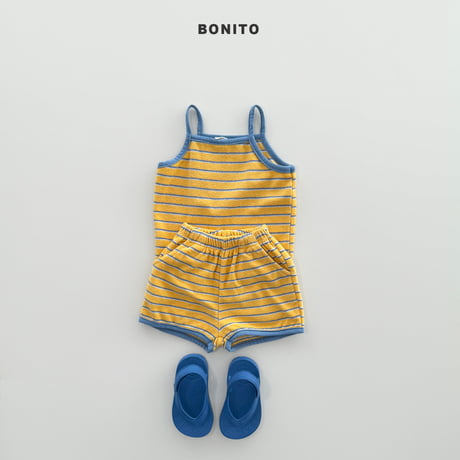 bonito/117. terry sleeveless set 6M-18M