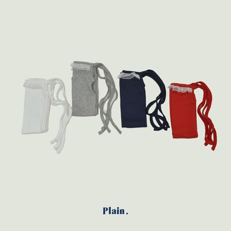 plain/16. plain lace socks FREE