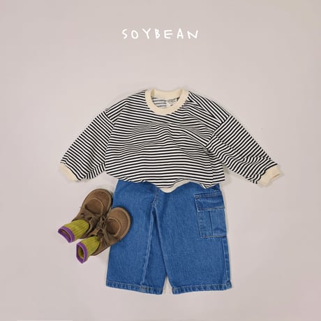 soybean/123. stripe man-to-man XS-XL