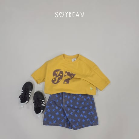 soybean/73. plan ) star bermuda pants XS-XL