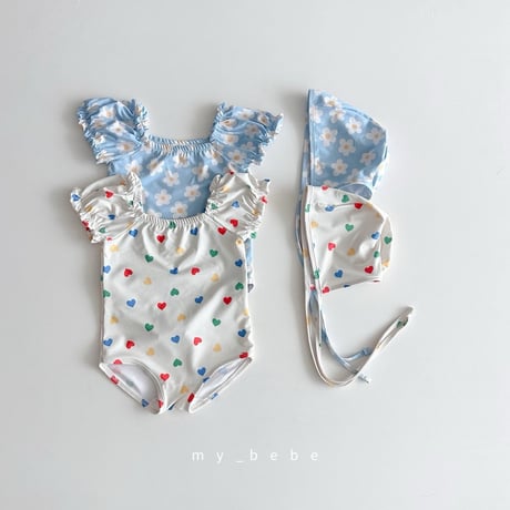 mybebe/5. shirring swimsuit S-L