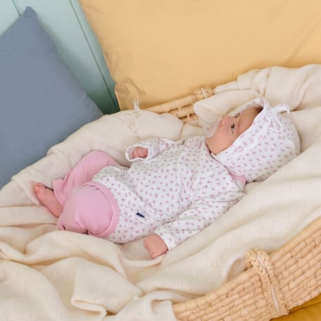 oottbebe/2. (bebe) coco flower suit S(0-6M)-M(6-12M)