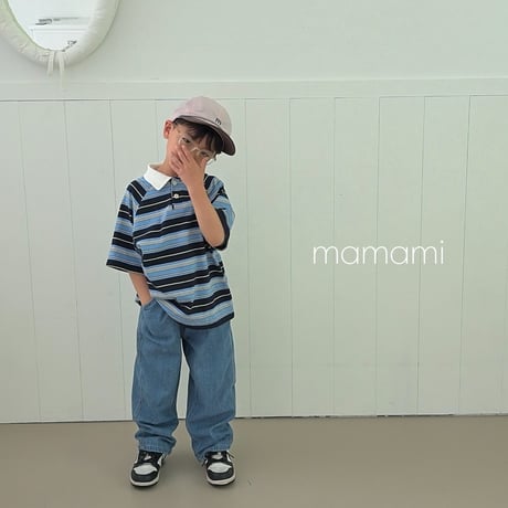 mamami/46. day day collar T-shirt ADULT