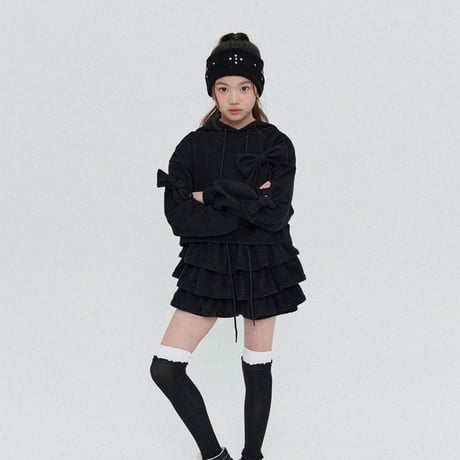 forkchips/24. loss ribbon hood T-shirt JS-JXL