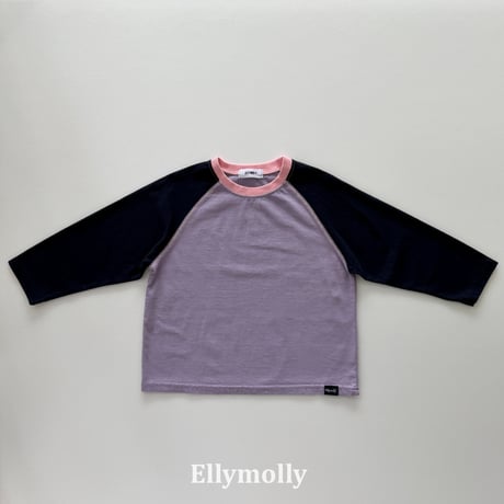 ellymolly/134. color Block reglan T-shirt 13-19