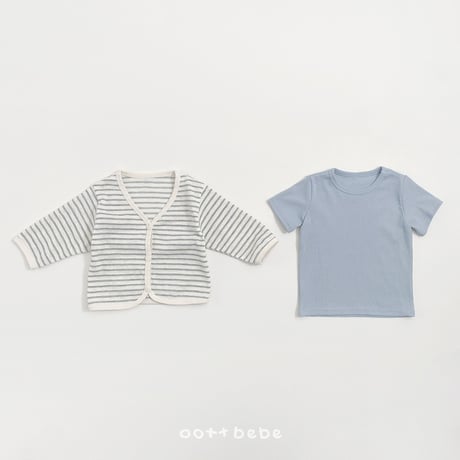 oottbebe/5. pail dangara cardigan set XS(1-2Y)-XL(6-7Y)