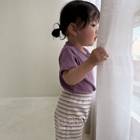bellabambina/44. bebe basic half t T-shirt 12M-M
