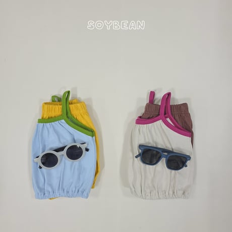 soybean/6. plan ) summer pumpkin updown set XS-XL