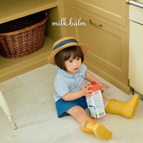 milkbalm/30. 26 sailer half t T-shirt XS-XL