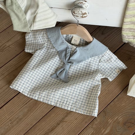 bebeholic/35. sailer marine blouse S(3-6M)-L(12-18M)