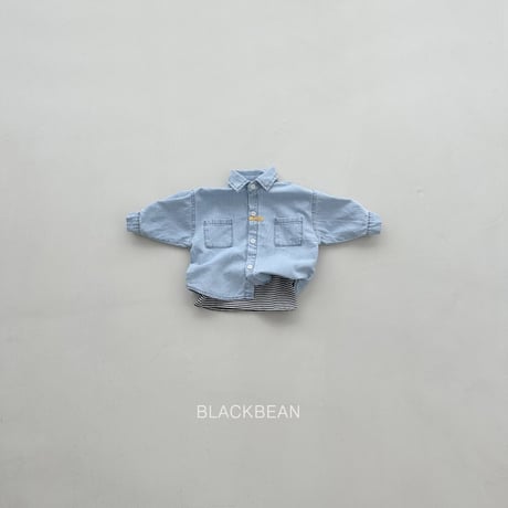 blackbean/50. matin denim shirt S-XL