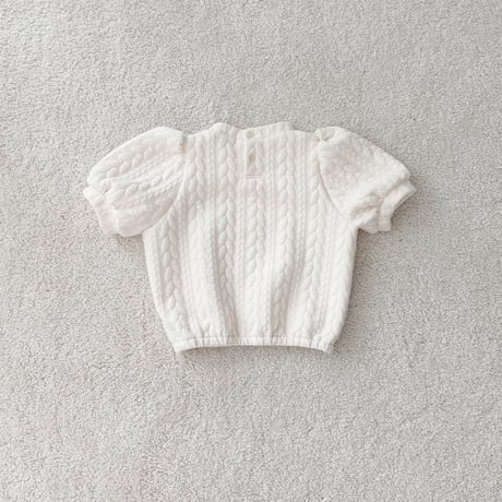 urbanrabbit/36. Cable Quilted Puff Top XS-XL
