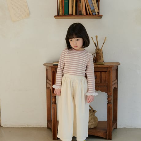 monatelier/30. sweet stripe T-shirt S-2XL