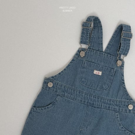 lindo/49. denim overalls one-piece XS-XL