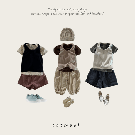 oatmeal/14. flower round XS-XL