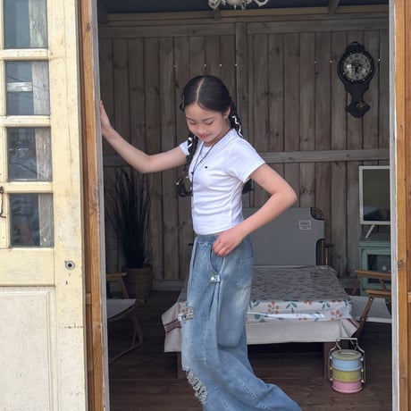 matilda/119. damage denim pants 5-13